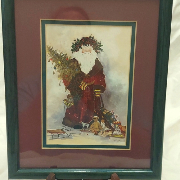 🎅Framed Santa picture - Picture 1 of 4